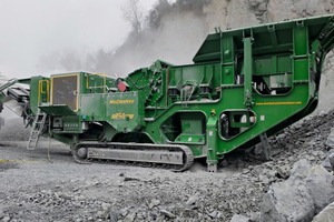  Neue Version der mobilen Prallbrecheranlage I54New version of the I54 mobile impact crusher 