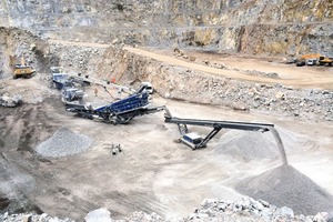  Kleemann Granitsteinbruch ohne Staubreduzierung • Granite quarry without dust reduction 