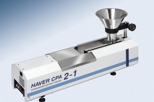  1	HAVER CPA 2-1 für Partikelgrößen ab 34 µm • HAVER CPA 2-1 for particle sizes from 34 µm 