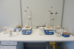  <div class="bildtext">1	<irspacing style="letter-spacing: -0.002em;"></irspacing>Aufbau des Chapelle-Testes im Labor<br />The Chapelle test set-up in the laboratory</div> 