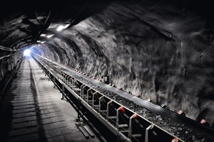  <div class="bildtext">1	ContiTech-Förderbänder in der größten unterirdischen Eisenerzgrube der Welt Conveyor belts from ContiTech in the world’s largest under­ground iron ore mine</div> 