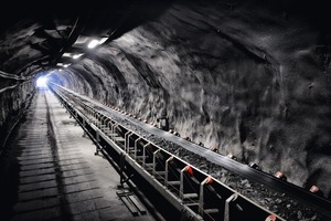  1	ContiTech-Förderbänder in der größten unterirdischen Eisenerzgrube der Welt Conveyor belts from ContiTech in the world’s largest under­ground iron ore mine 