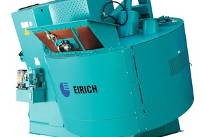  3	Eirich-Formsandmischer Typ RV24 mit einem Nutzvolumen von 3000 l für 78 m³ Formsand/h • Eirich RV24 moulding sand mixer with a useful volume of 3000 l for 78 m³ moulding sand/h 