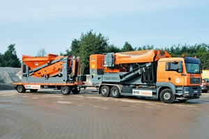  1 Schnelle Verfügbarkeit, einfacher Transport, und kurze Rüstzeiten: die containermobilen BMD Maschinen RA 700/7 und CS4 • Fast availability, easy transport and short set-up times: the container-mobile BMD RA 700/7 and CS4 machines 