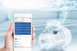  Echtzeit-Überwachung von Elektromotoren über eine intelligente Geräte-App • The WEG Motor Scan enables real-time monitoring of electric motors in a cost-efficient way via a smart device app 