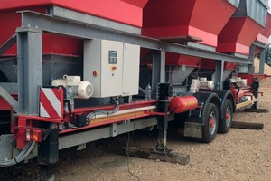  2	Der Reihendoseur RD-700 ist auch radmobil lieferbarThe RD-700 aggregate blender can also be supplied on wheels 