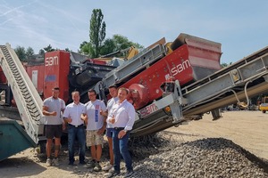  Der neue SBM Remax 300 Prallbrecher übernimmt das Bauschuttrecycling im Familienbetrieb Seufer Erdbau GmbHThe new SBM Remax 300 impact crusher recycles waste at the family-run company Seufer Erdbau GmbH  