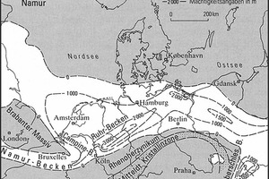  5 Schichtmächtigkeiten im Namur und Westfal [9, S. 27] • Stratum thicknesses in the Namurian and Westphalian [9, p. 27] 