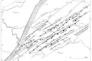  14 Faltungs- und Überschiebungstektonik [9, S. 44] # Folding and overthrust tectonics [9, p. 44] 