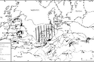  1 Verbreitung des Oberkarbons und Lage der Steinkohlenreviere [29, S. 122] # The extent of the Upper Carboniferous and location of hard-coal fields [29, p. 122] 