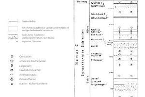  12a Stratigraphie und Flöze [16, S. 120] • Stratigraphy and seams [16, p. 120]  