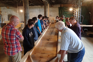  18 Vorführung der Stromklassierung während der Erlebnistage Montankultur im Sommer 2018 • Demonstration of the flowing classification during the festival of mining culture in summer 2018  