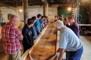  17 Vorführung der Dichtesortierung während der Erlebnistage 2018Demonstration of density seperation during the festival of mining culture in summer 2018  