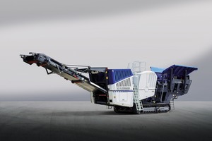  1 Die mobile Backenbrechanlage MOBICAT MC 120 Z PRO ist robust und leistungsstark • The mobile jaw crusher MOBICAT The MC 120 Z PRO is robust and efficient 