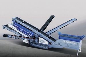  2 Die mobile Siebanlage MOBISCREEN 953 EVO bringt sowohl im Naturstein als auch in Recyclinganwendungen eine hohe Leistung The mobile screening plant MOBISCREEN 953 EVO has a high performance in both natural stone as well as recycling applications 