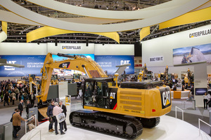  Messestand von Caterpillar 