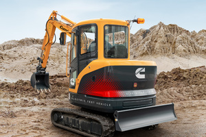  8Cummins electric excavator 