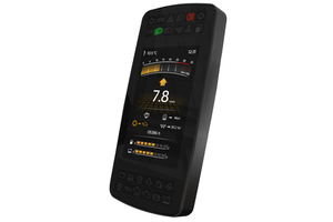  Displays, like the flexible and high-quality MultiViu Compact primary instrumentation with 7-inch display and optional touchscreen, are also among the components Continental uses to contribute to greater efficiency in controlling construction machines 