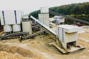  5 Eingehauste Bänder, Silos und Aufbereitungsanlagen im Steinbruch • Enclosed belts, silos and processing plants in the quarry 