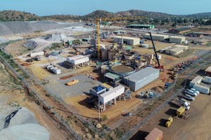  12 Aufbereitungsanlage der Yaramoko Mine • Processing plant of the Yaramoko mine 