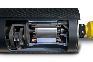  7 Der neue TM400 Trommelmotoren von Rulmeca ist dank optimierter Komponenten nochmals deutlich energieeffizienter und robuster gewordenThanks to optimised components, Rulmeca’s new TM400 motorised pulleys have again been made significantly more energy-efficient and robust 