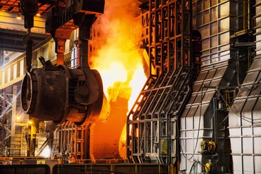 <div class="bildtext">Eisenhüttenschlacken sind Wertstoffe • Iron and steel slags are valuable raw materials </div>