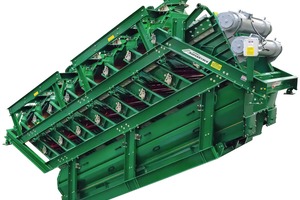  Neue 8-Deck Hochleistungssiebmaschine SuperStack®New 8-deck SuperStack® vibratory screening machine 