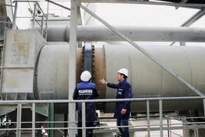  1 Allgaier Drehrohr zum Trocken und Kühlen von Mineralstoffen • Allgaier rotary drum for drying and cooling minerals 