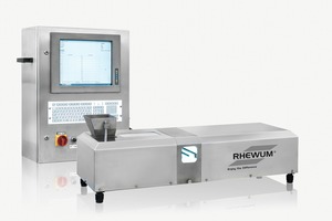  6 Particle size analysis device with connected control cabinet 