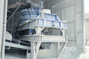  1 The rotor impact mill from BHS-Sonthofen is at the core of the sand processing system 