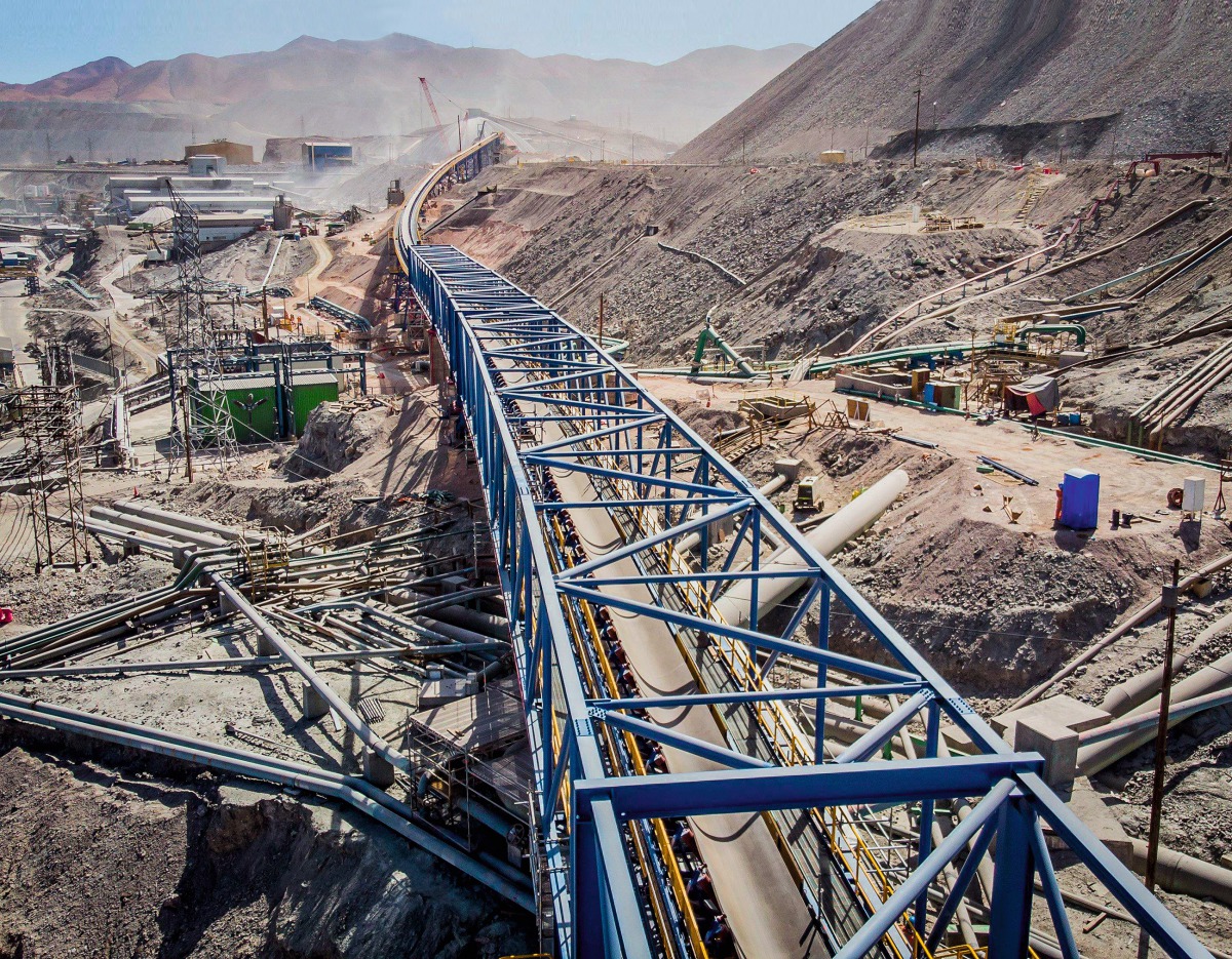 Efficient TAKRAF belt conveyor technology at one of the largest copper mines in the world