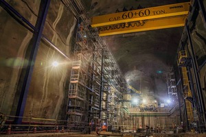  1 Underground transfer point during the construction phase 