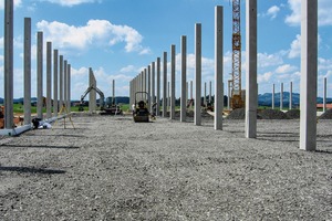  5 Foamglass gravel used as insulating material under an industrial building  