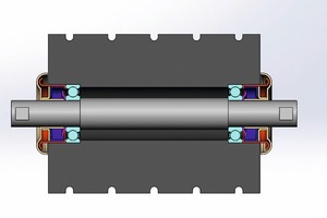  2 Bearing concept for belt conveyor rollers 