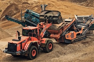  2 Combination of the Portafill MC8 cone crusher with the Chieftain&nbsp;1400 from Powerscreen 