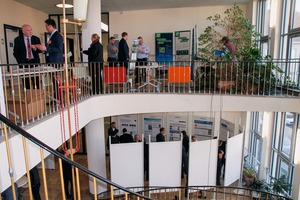  23 View of the company exhibition and poster presentation 