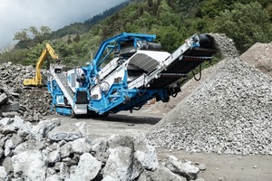  1 At the Calanda Recycling plant in Bonaduz a new rock crusher of the type GIPOREC R&nbsp;131&nbsp;FDR&nbsp;GIGA&nbsp;DA has been operation since May 2020 