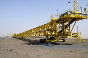  16 Mobile bridge stacker for DST iron ore tailings  