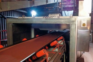  1 GEOSCAN-S on sinter feed conveyor in European steel plant 