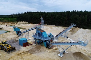  Clean Wash semi-mobile sand and gravel preparation  