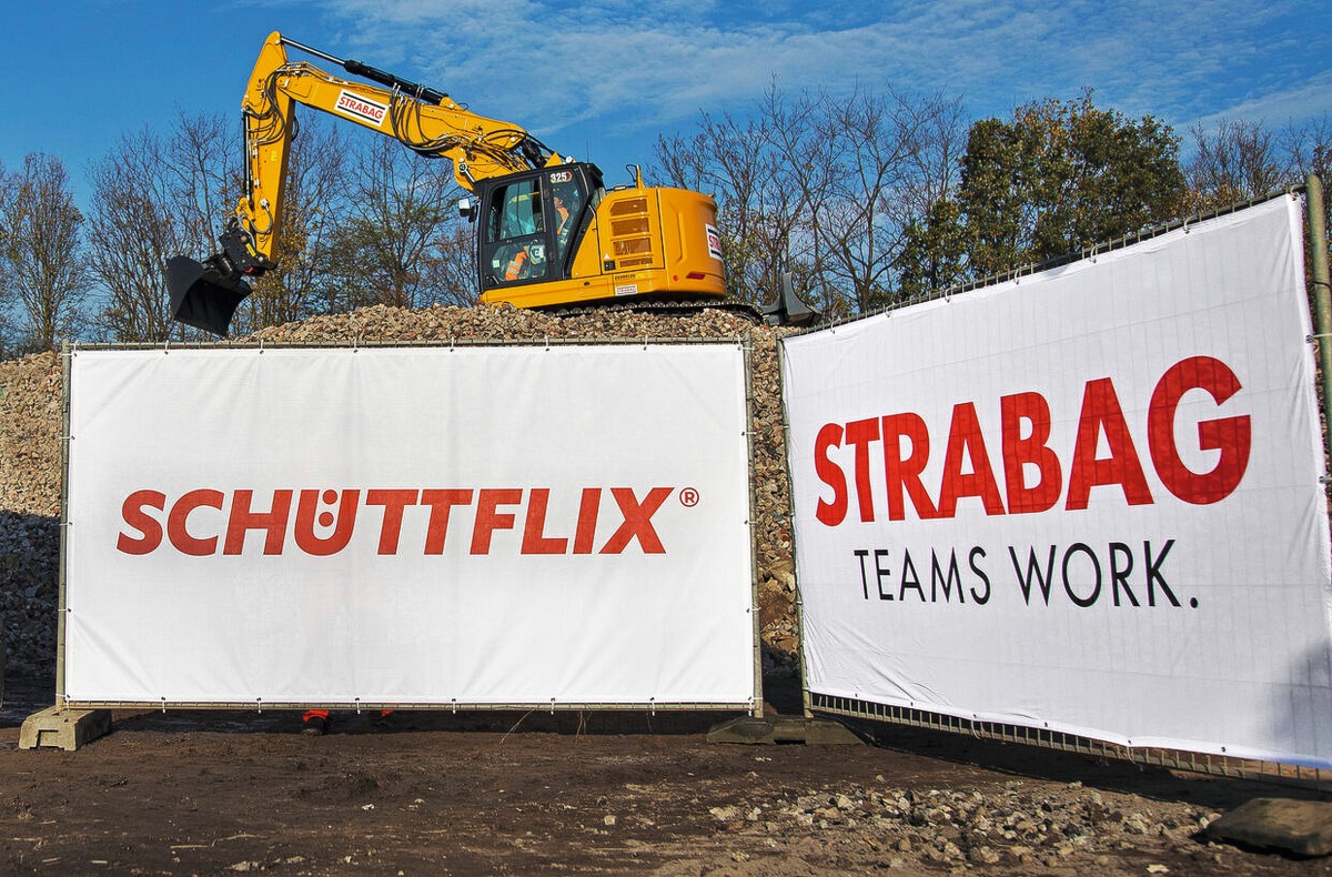 STRABAG AG relies on Schüttflix in German traffic route construction
