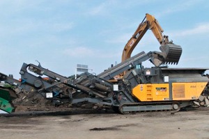  RM impact crusher in asphalt recycling 