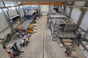  View into the recycling test centre at IAB Weimar gGmbH  