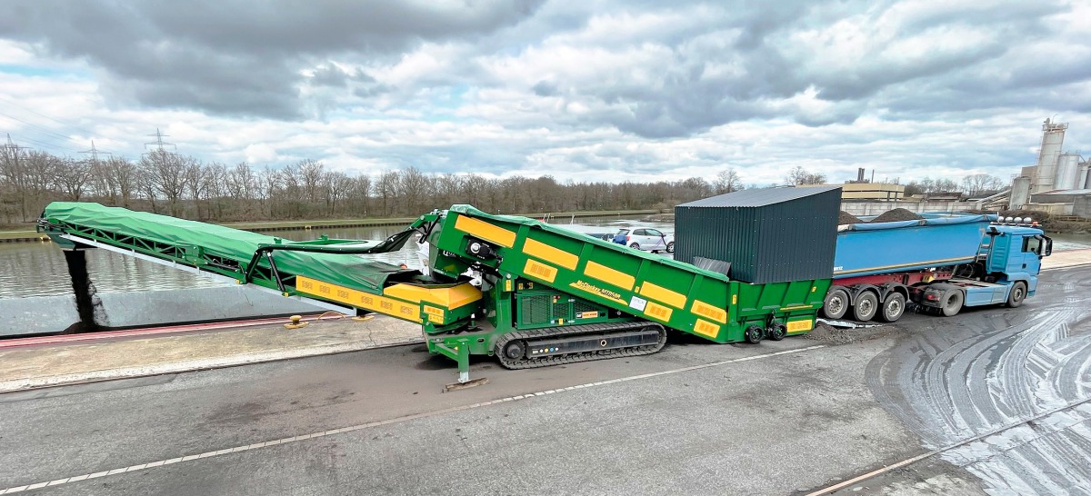 Truck unloader for fast loading of bulk material Mineral Processing