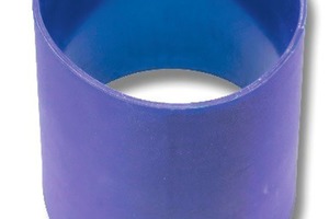  5 Der Materialfluss kann am&nbsp;Über­gabepunkt mit einem Polyurethan- oder Gummischlauch gesteuert werden  