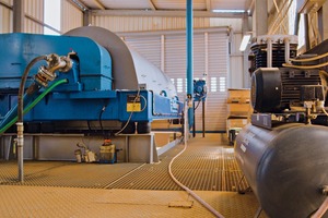  The Z92 decanter centrifuge from Flottweg processes up to 15 tons of the material per hour 