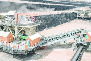  12 Semi-mobile sizer stations in a coal mine 