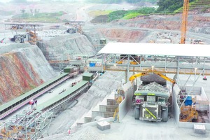  7 Gyratory crusher in a copper ore mine 