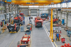  SBM wants to "ramp up" its mobile plant production in Liezen to around 100 units as early as 2021. Depending on the model (30 – 60 t), the assembly time of a plant is 4 to 6 days 