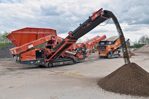  1 The system constellation consisting of TEREX Finlay&nbsp;863 and ARJES Impactor&nbsp;250evo can be arranged in a flexible sequence 